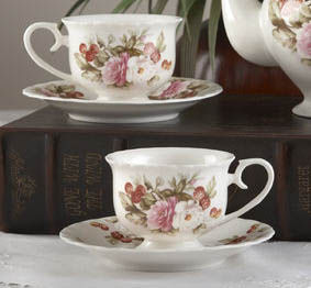 English Rose Porcelain Tea Cup and Saucer