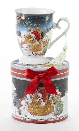 4.6" Porcelain Mug in Gift Box, Chr Pupp