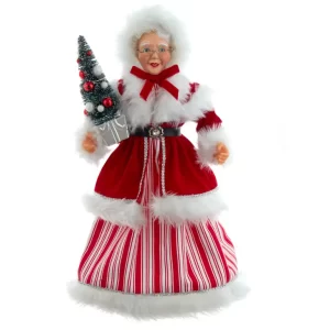 17.25“ KSA Kringles Peppermint Mrs. Claus
