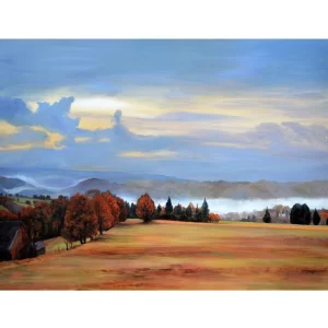 Mist Over The Dordogne River